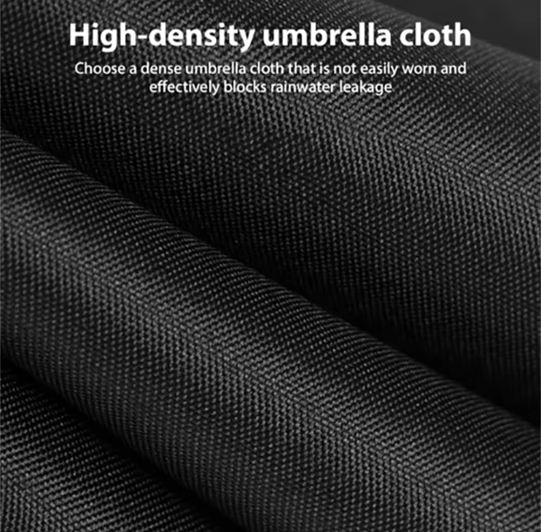 GolfThing Black Windroof Dual Canopy Umbrella (132cm Diametre)
