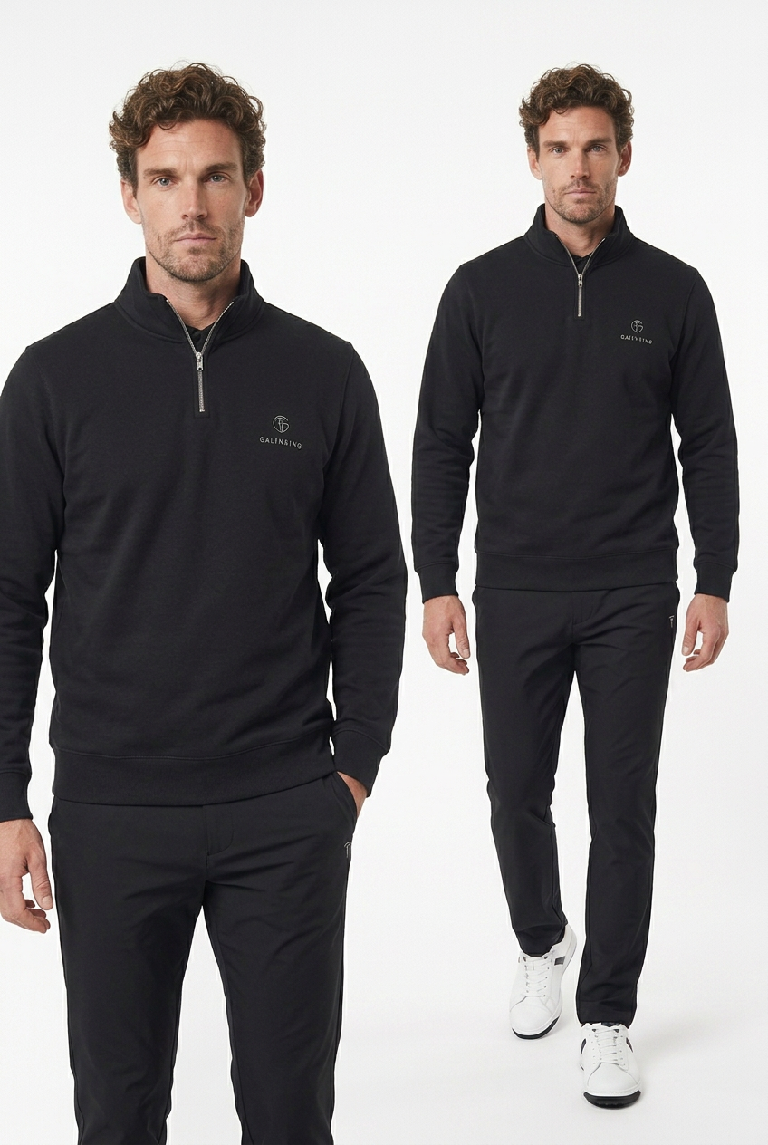 GolfThing Links Quarter Zip Golf Jumper