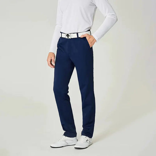 GolfThing Slim Fit Golf Trousers- Breathable Quick-Dry - Dark Blue