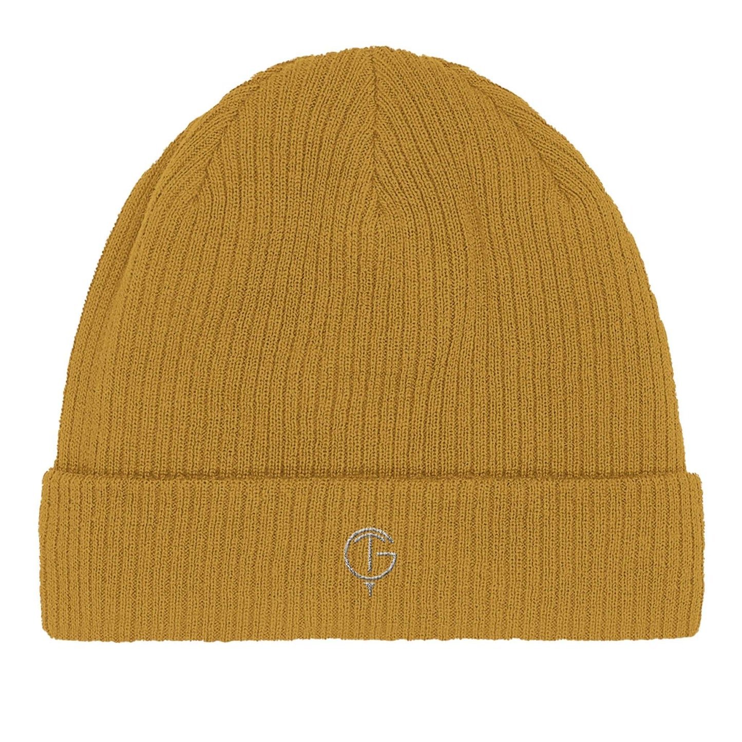 Eco-friendly soft cotton knit golf beanie hat for comfort and sustainable style
