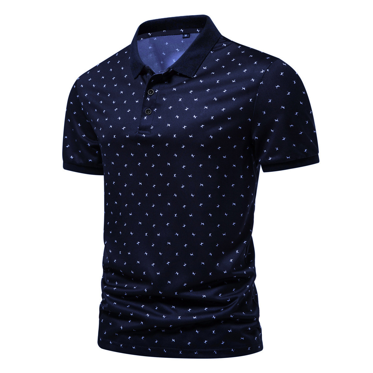 GolfThing Men's Golf Polo Shirt - Patterned Comfortable & Versatile