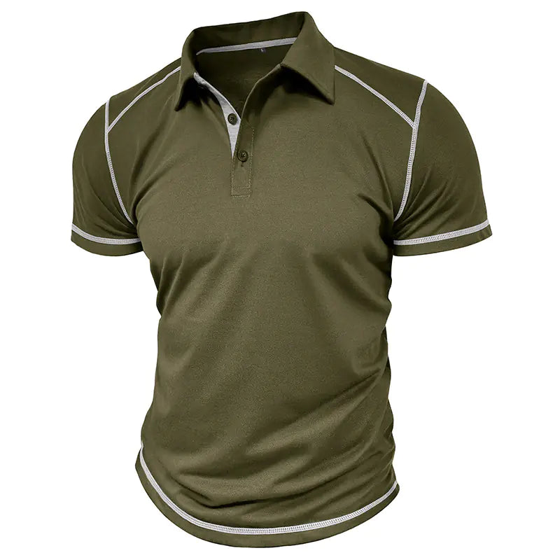 GolfThing Contrast Polo Shirt