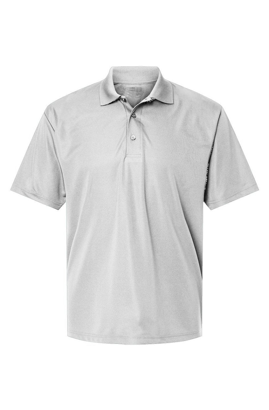 White GolfThing DryFit Polo shirt with moisture-wicking fabric and subtle logo detail