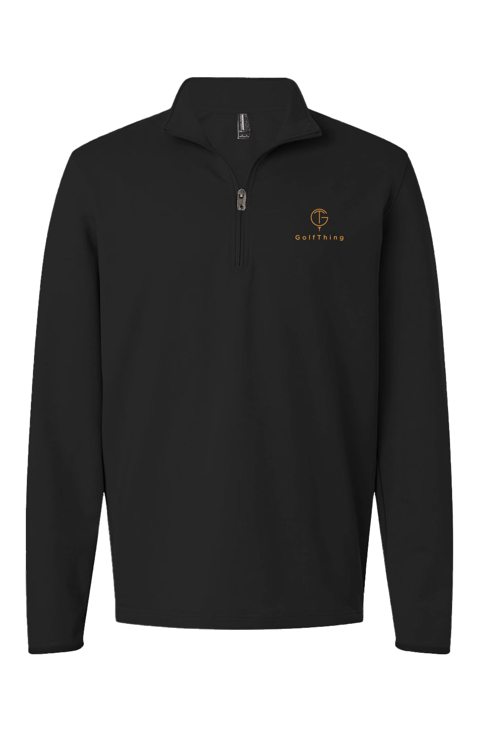 GolfThing Signature Zip Golf Bllack