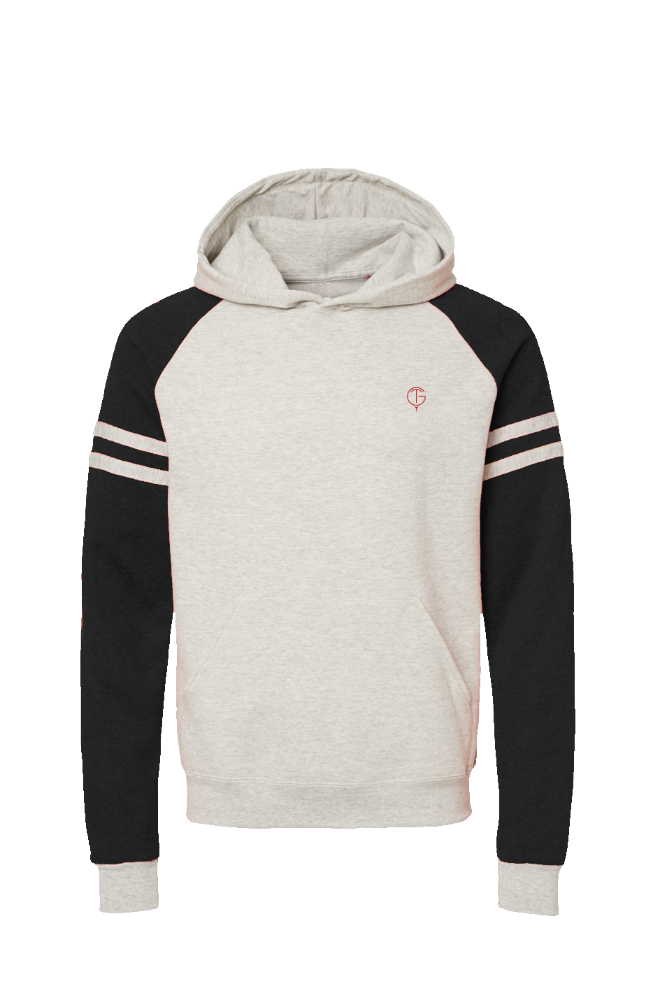 GolfThing LinksPro Golf Hoodie - Grey Black