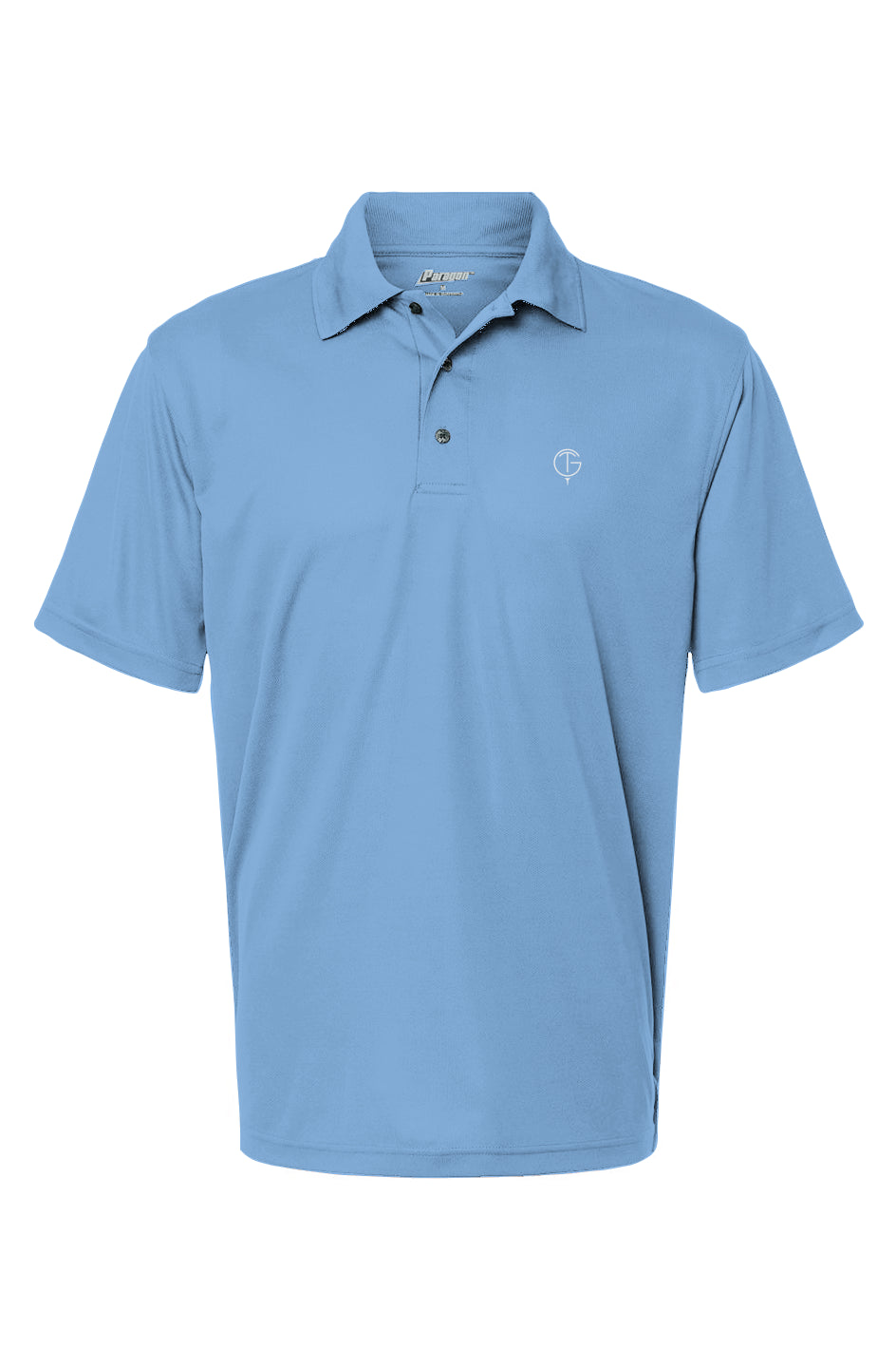 GolfThing DriFit Golf Polo Shirt Light Blue
