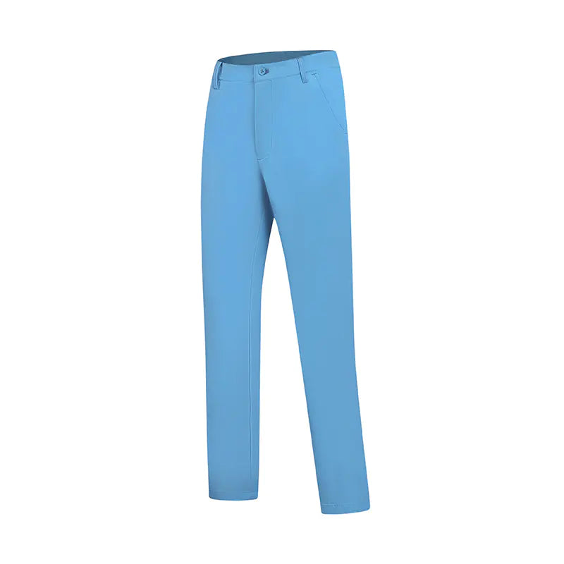 GolfThing Slim Fit Golf Trousers- Breathable Quick-Dry - Sky Blue