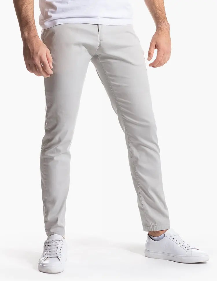 GolfThing Soft-Cotton Stretch Chinos – Slim Fit, All Day Wear