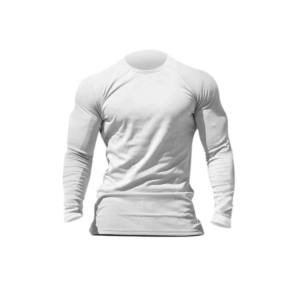 Men's GolfThing white bodywarmer for warmth and mobility on the golf course
