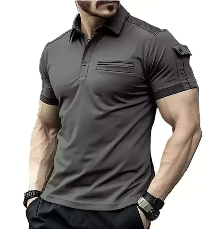 GolfThing Active Polo Shirt lightweight breathable polyester athletic cut for everyday comfort