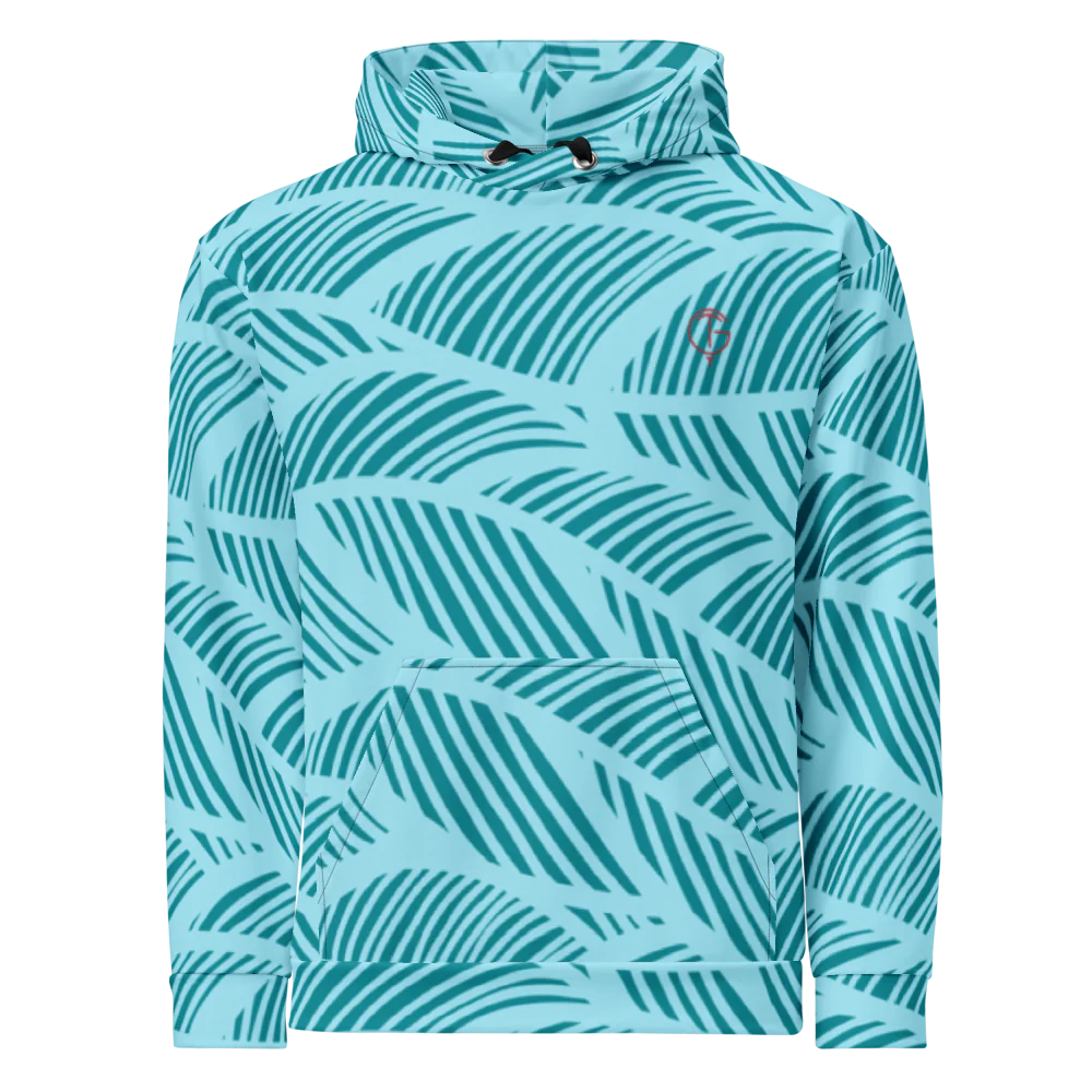 GolfThing PureForm Golf Hoodie - Blue Red Eco Friendly