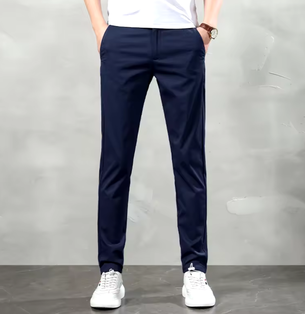 GolfThing Ultra Thin & Elastic Golf Chinos Navy