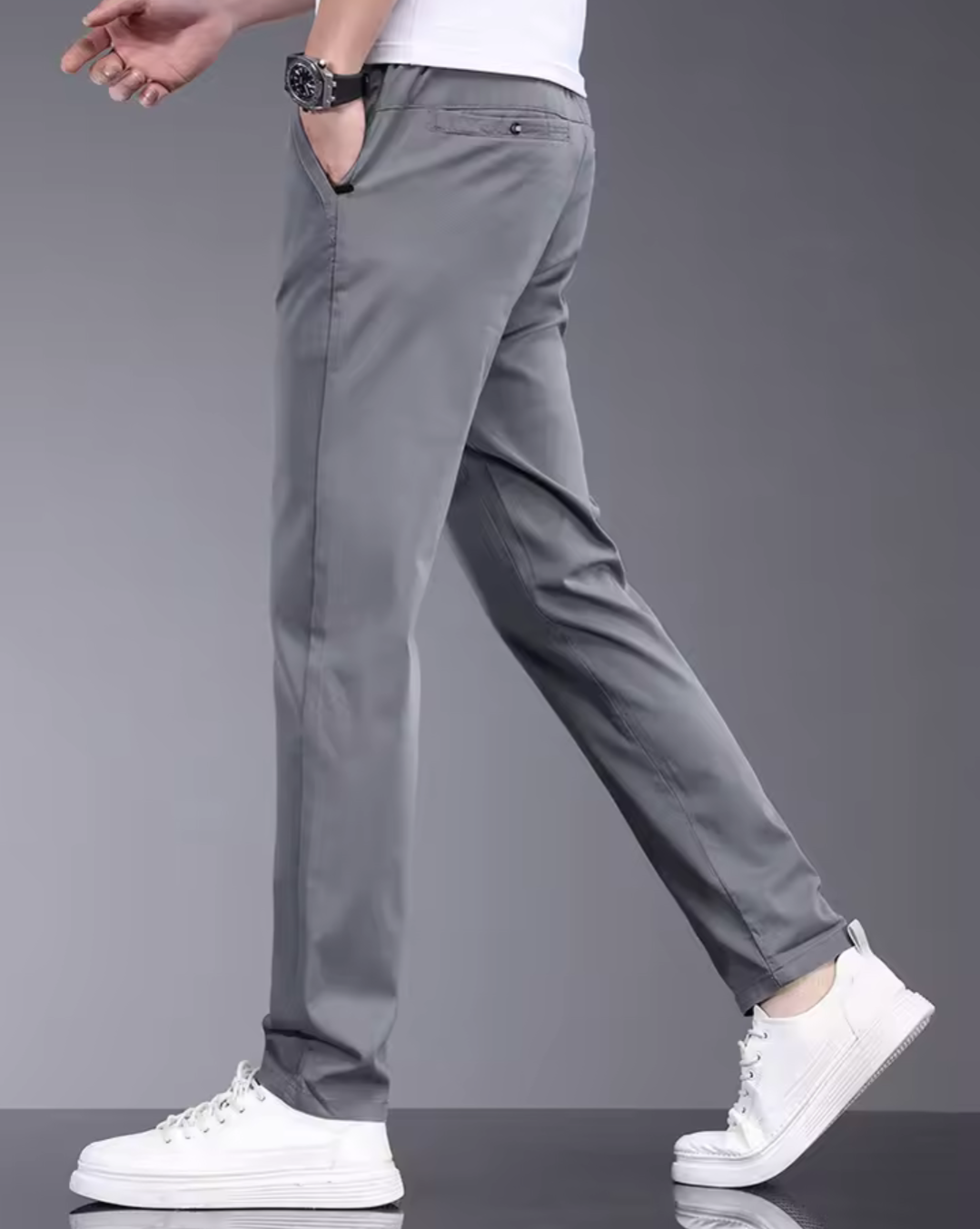 GolfThing Stretch Fit Chinos - Elasticated Waist