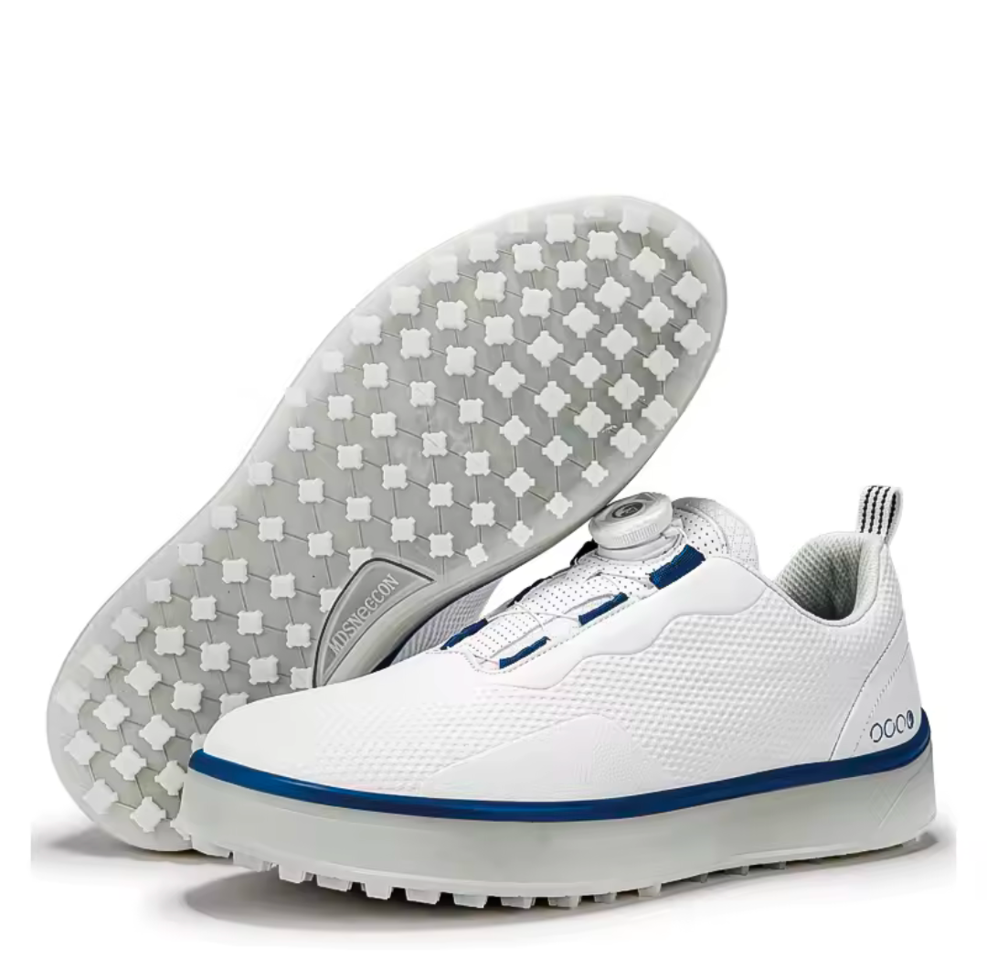 GolfThing Men's Laceless Golf Trainer White