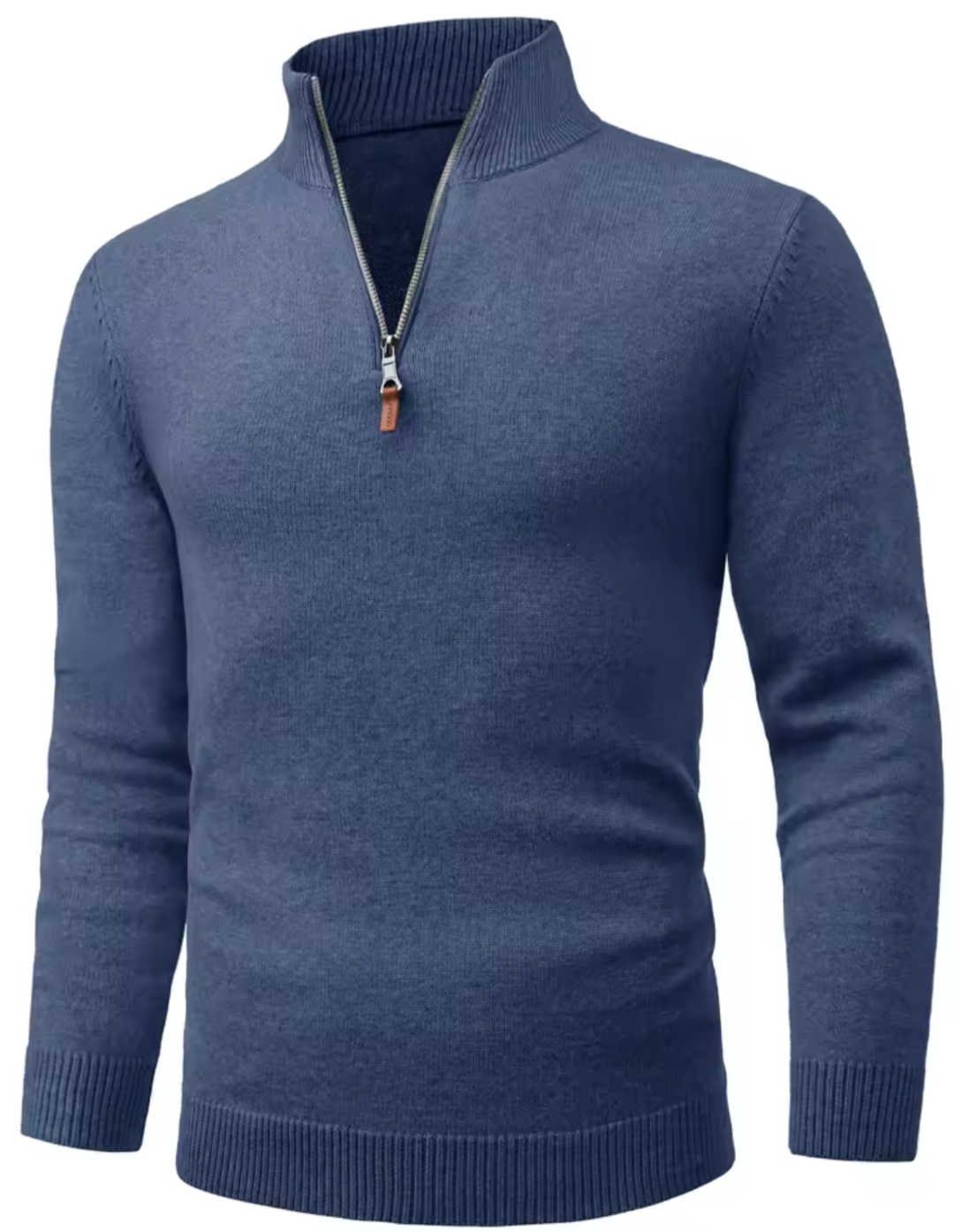 GolfThing men’s cotton quarter zip golf jumper on a mannequin