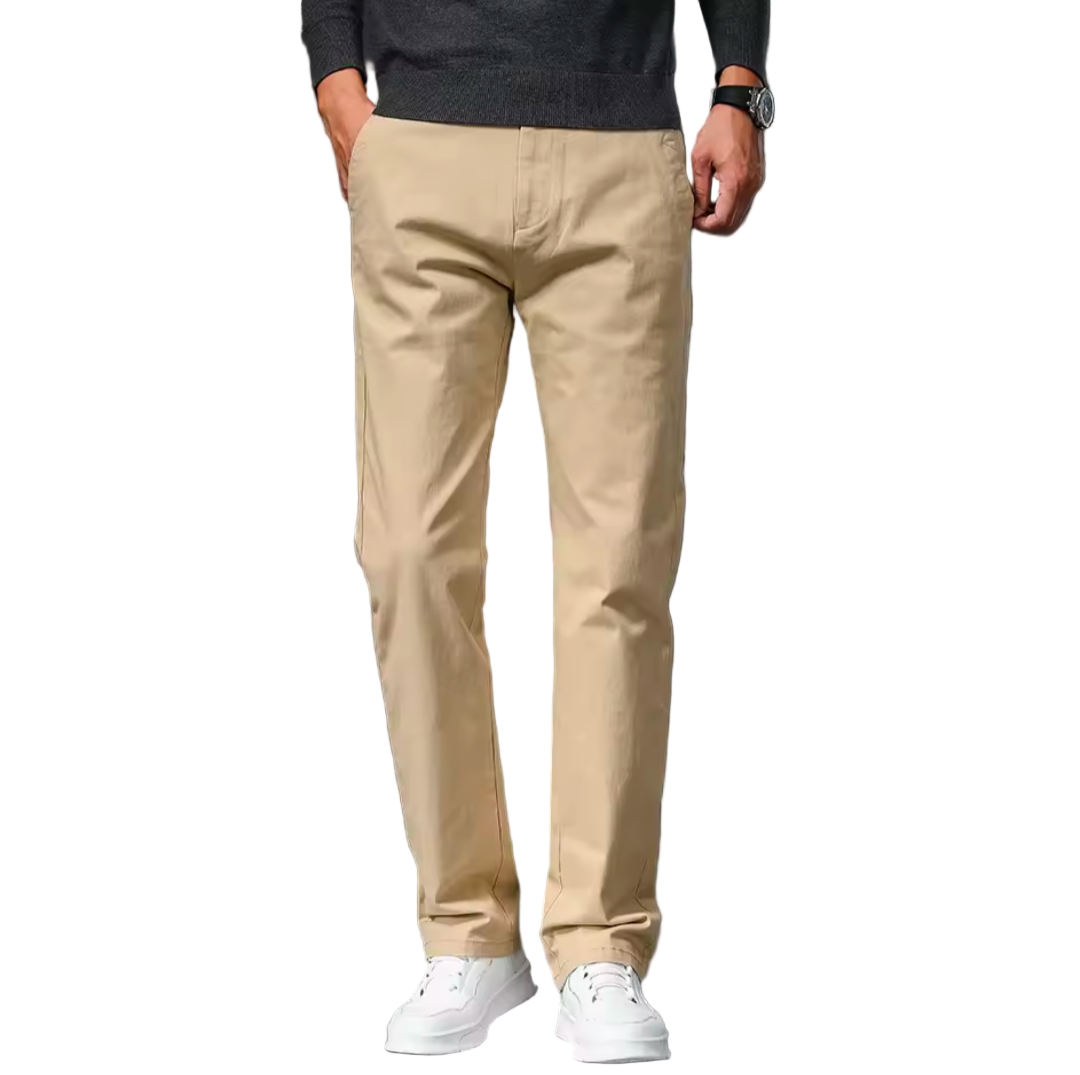 GolfThing Straight Fit cotton stretch chinos ideal for golf and casual wear