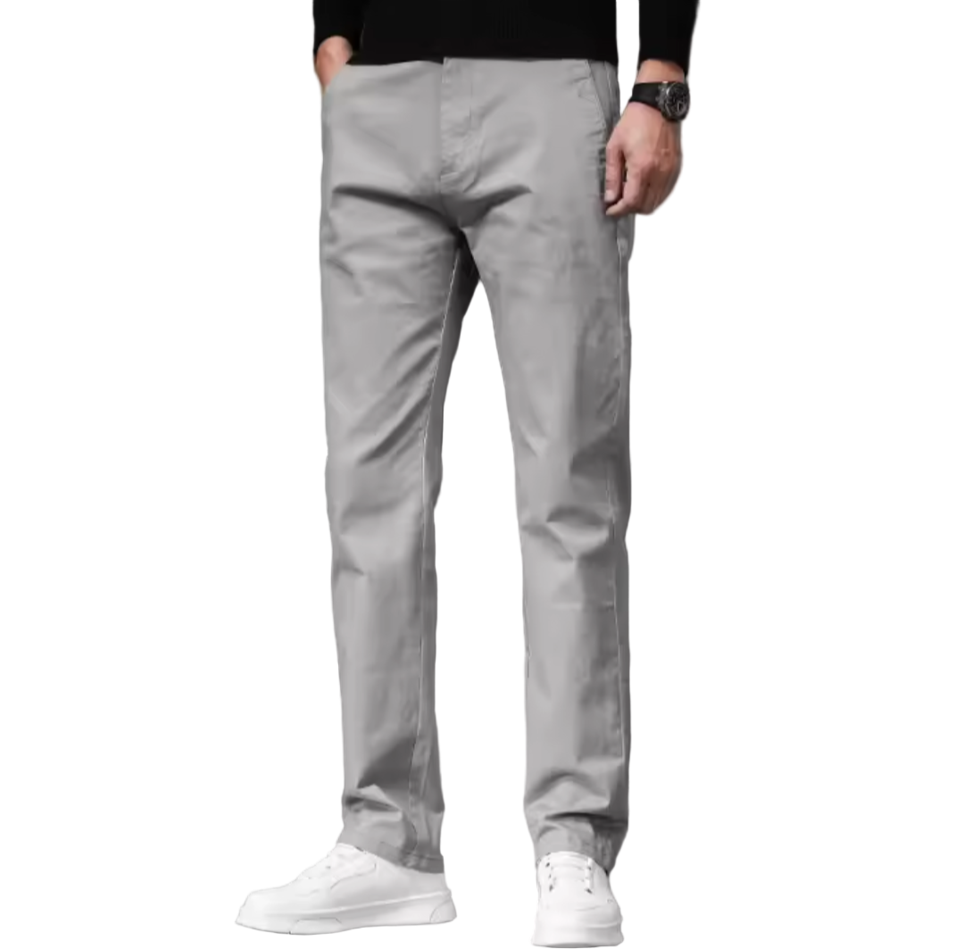 GolfThing Straight Fit Cotton Stretch Chinos golf trousers with breathable stretch fabric and tailored fit for performance and style