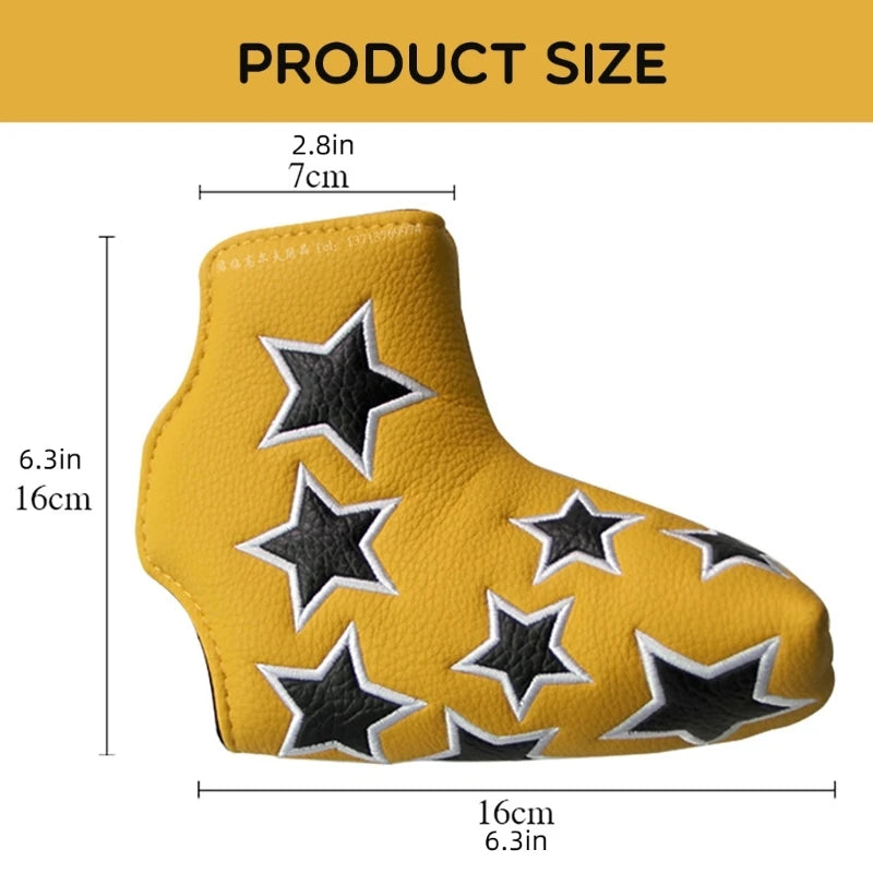 Star Pattern Putter Headcover & Protector