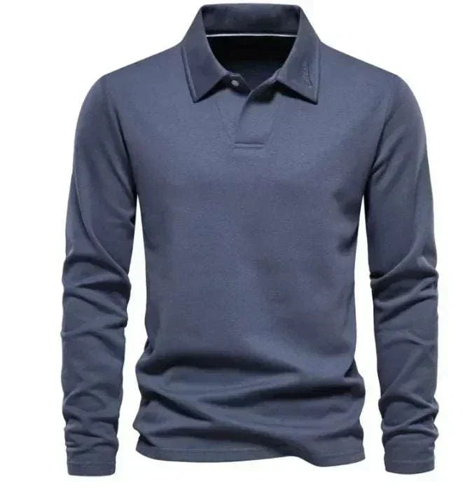 GolfThing Long Sleeve Lapel Golf Sweater