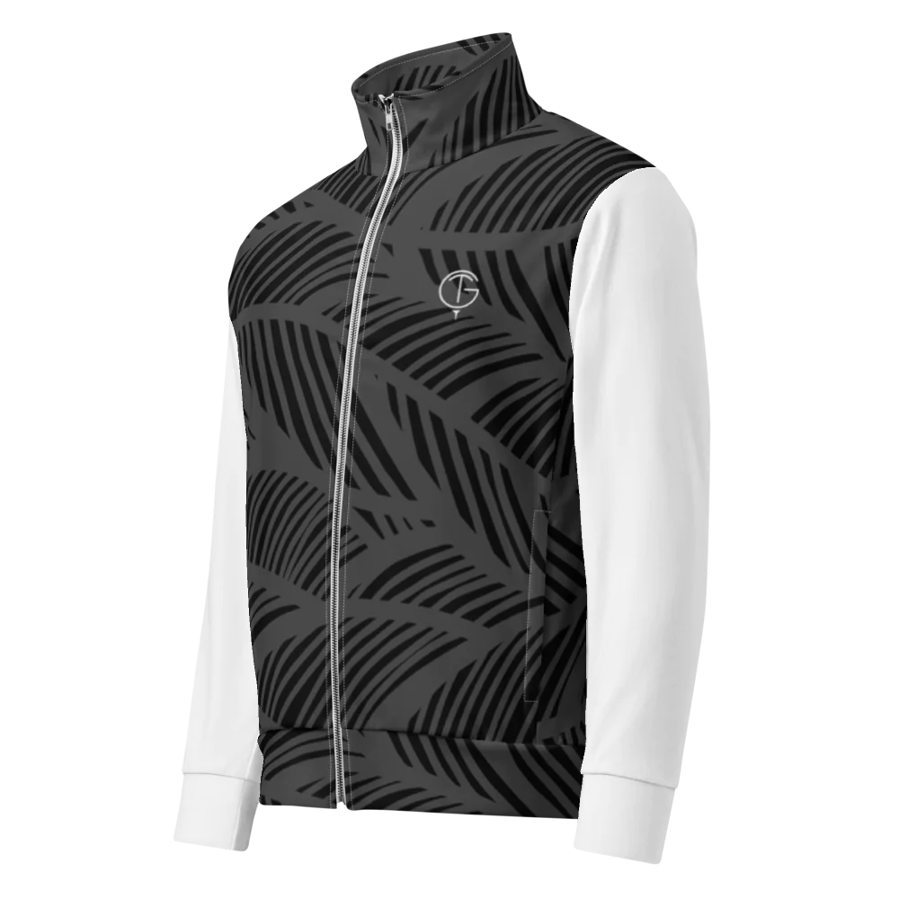 GolfThing Signature Golf Jacket - Print Black
