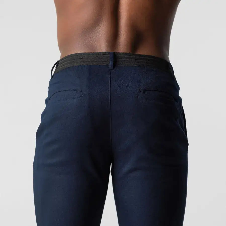 GolfThing Men's Ultra Stretch Chinos – Slim Modern Fit, 4-Way Stretch