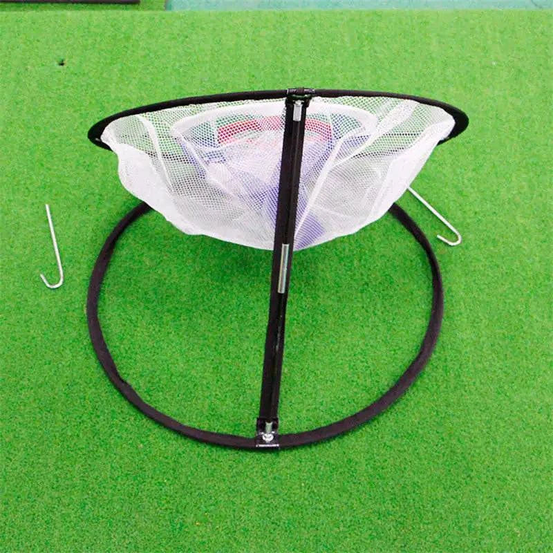 Golf Chipping Net + 18 Foam Balls & Mat