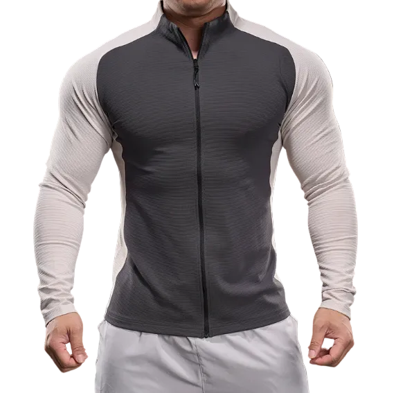 GolfThing Stretch Fit Golf Jacket in lightweight polyester blend with full zip, ideal for golf and casual wear