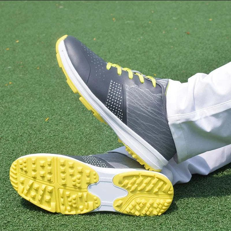 GolfThing Waterproof Non-Slip Golf Shoes Black