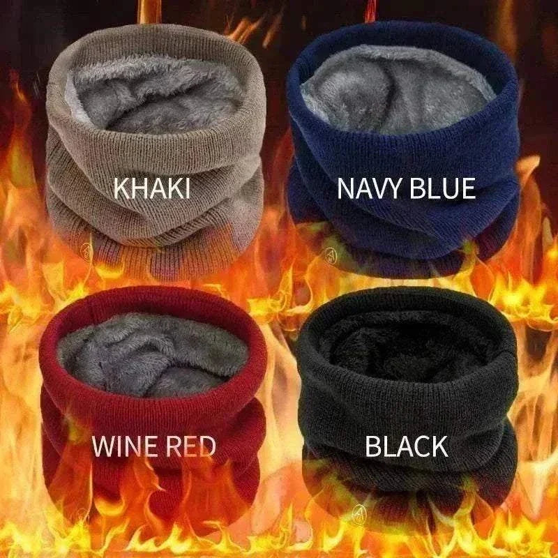 GolfThing thermal golf scarf windproof knit wool snood