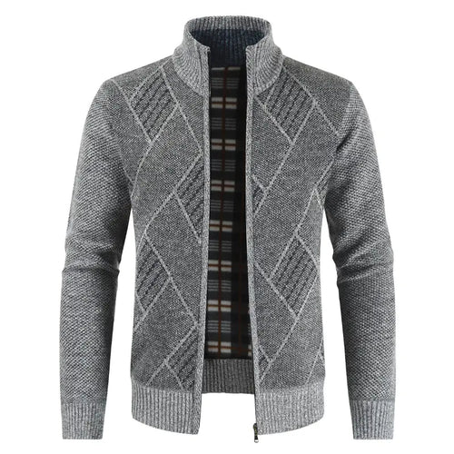 GolfThing Heritage Zip Golf Fleece - Light Grey