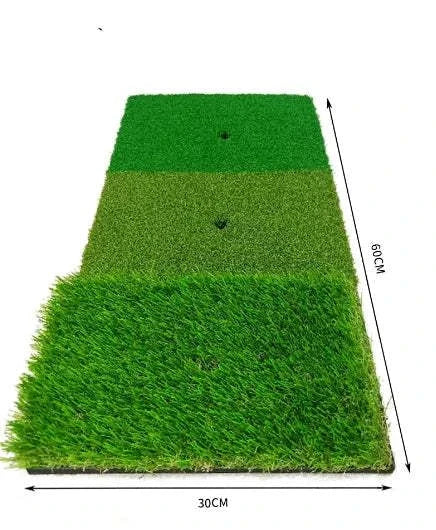 Compact multi-functional golf mini strike mat for indoor and outdoor swing practice