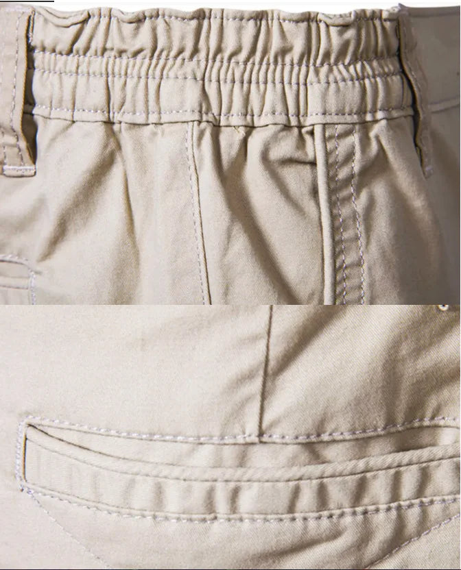 GolfThing Men's Tailored Shorts - Golf Shorts Slim Fit Light Blue
