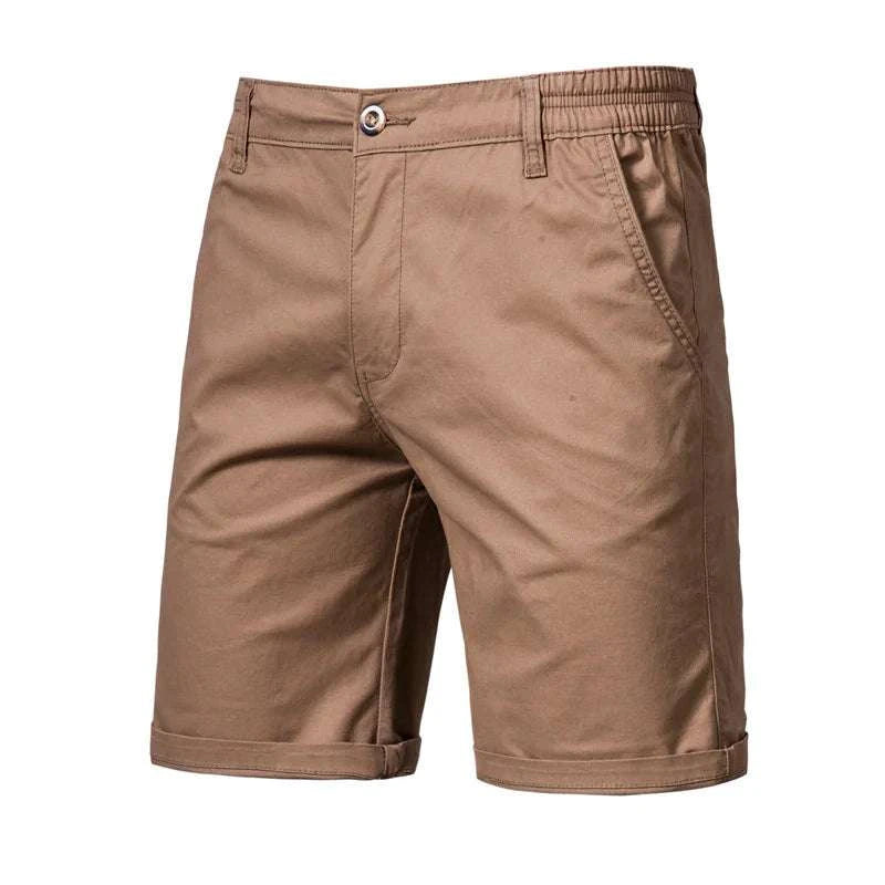 Brown GolfThing tailored slim fit golf shorts with straight leg design