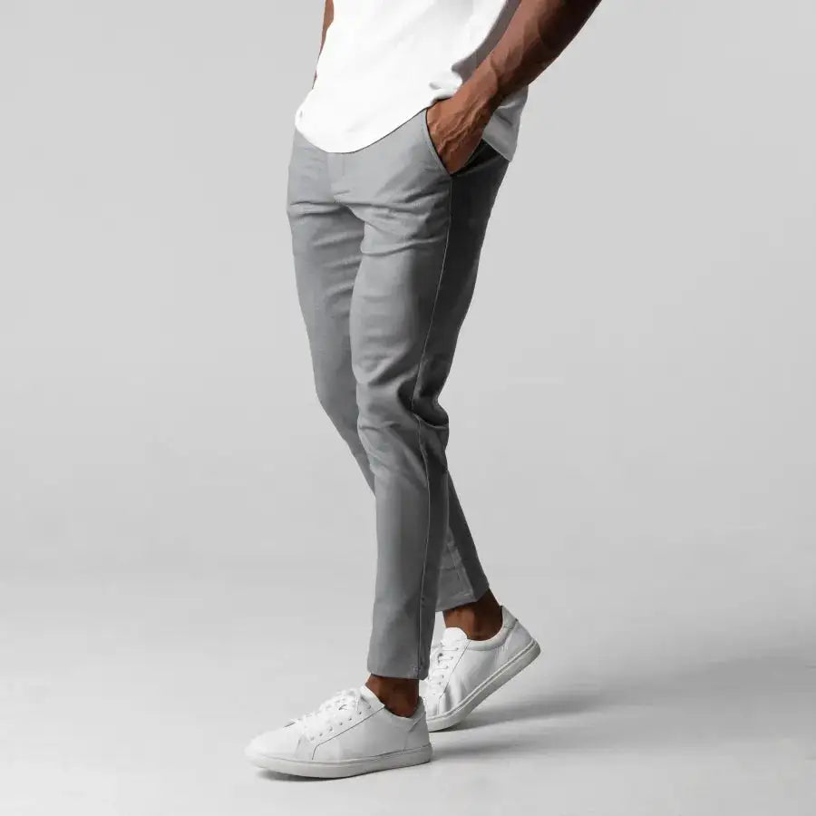 GolfThing Men's Ultra Stretch Chinos – Slim Modern Fit, 4-Way Stretch