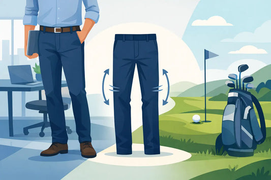 Stretch Golf Trousers Slim Fit That Work