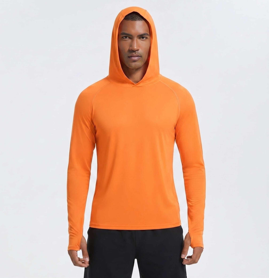 A male golfer wearing affordable golf clothing
