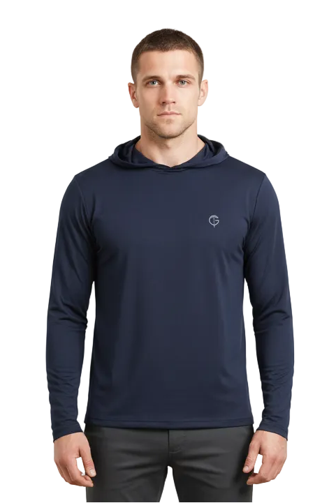 GolfThing Slim Fit Golf Hoodie – Moisture-Wicking, Lightweight, Stretch Comfort