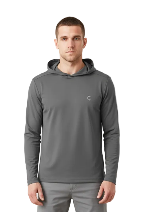GolfThing Slim Fit Golf Hoodie – Moisture-Wicking, Lightweight, Stretch Comfort