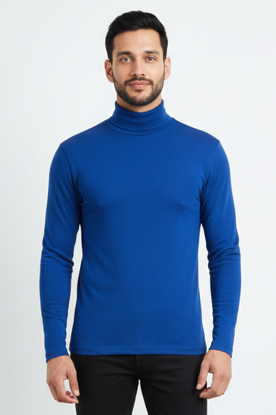 Men's Roll Neck Mid Layer Dark Grey