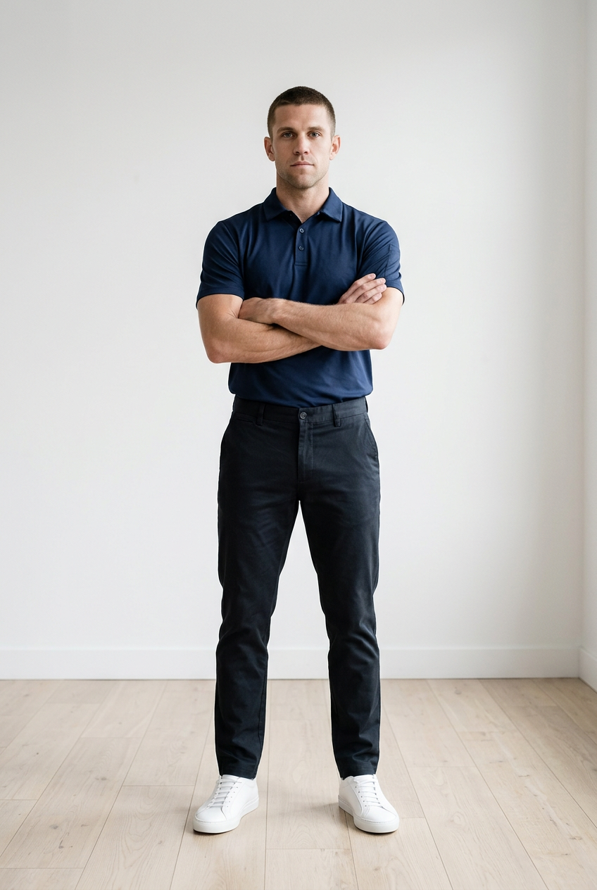 GolfThing Lightweight 4-Way Stretch Polo Shirt