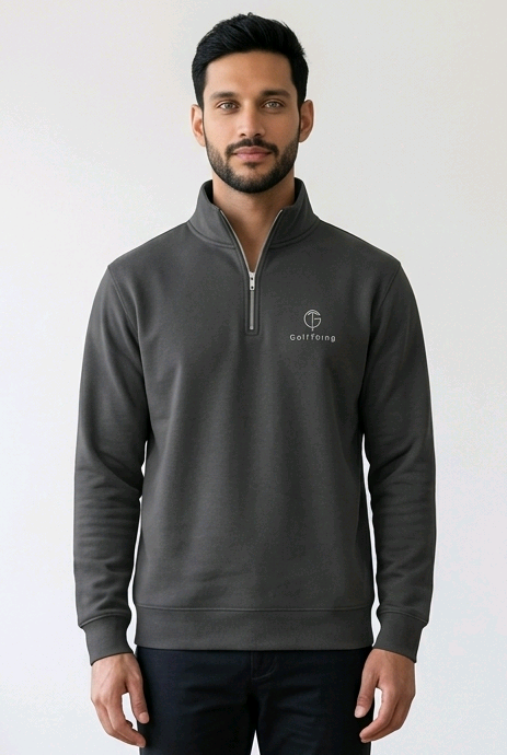 GolfThing All-Day Thermal Quarter Zip Golf Jumper