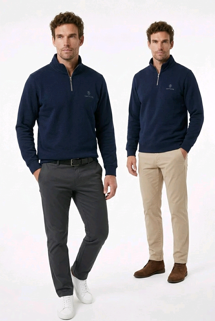 GolfThing Links Quarter Zip Golf Jumper