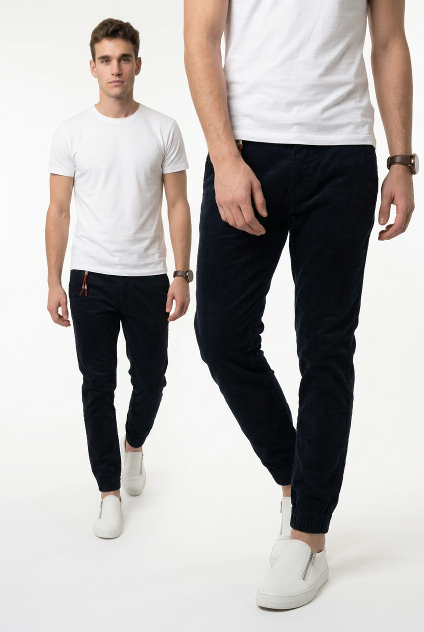 GolfThing Soft Cotton Cuffed Golf Trousers