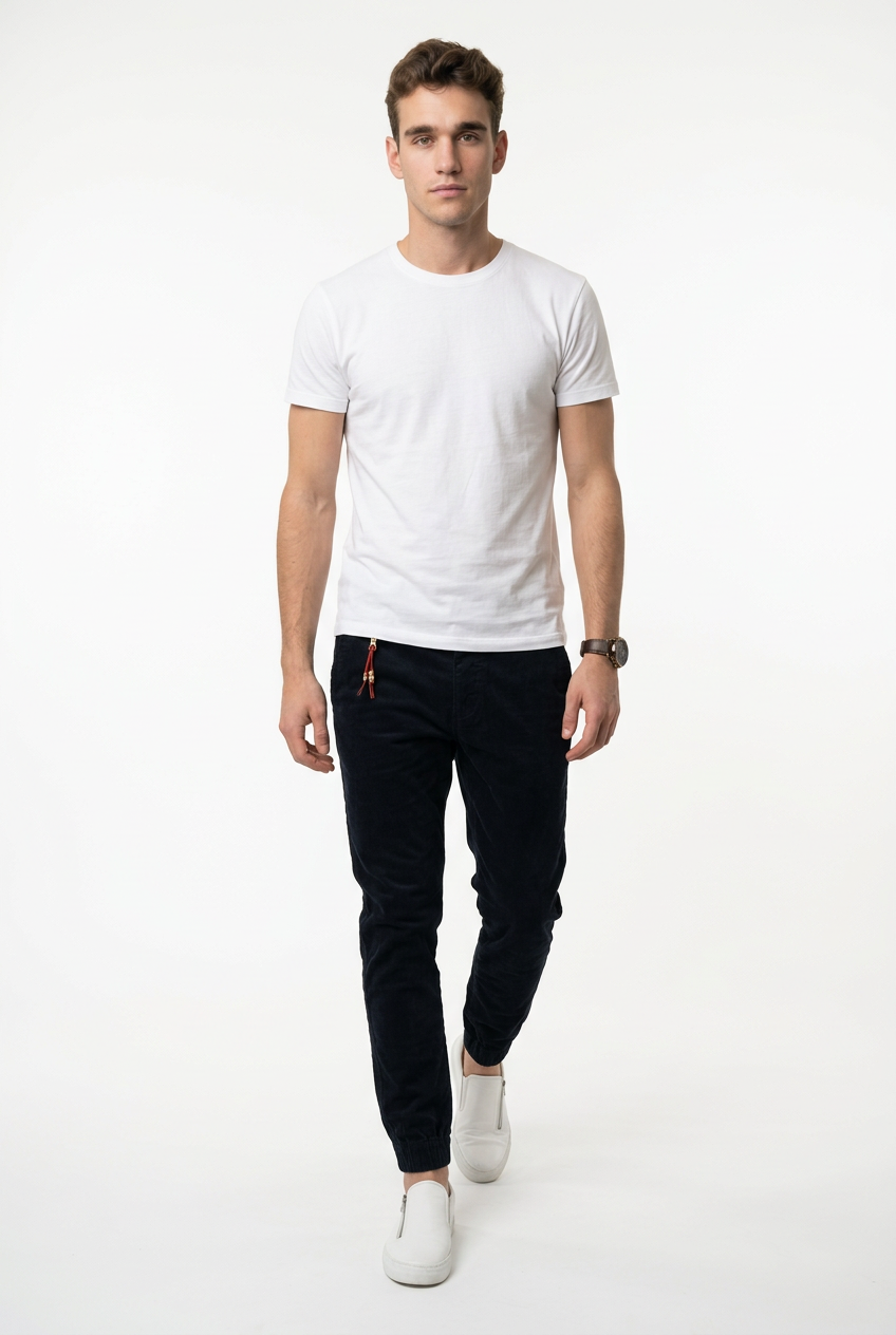 GolfThing Soft Cotton Cuffed Golf Trousers