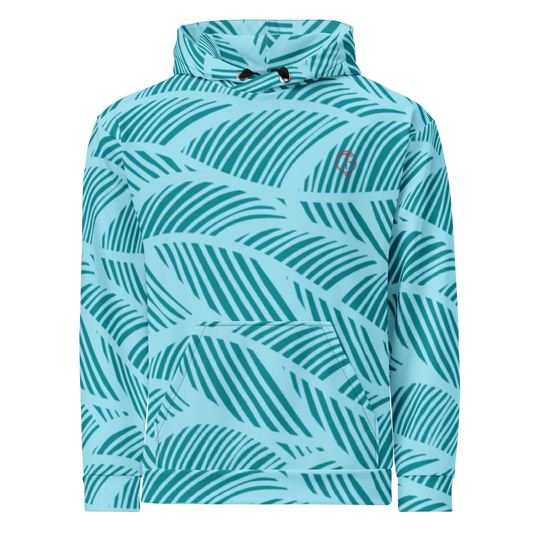 GolfThing PureForm Golf Hoodie - Blue Red Eco Friendly