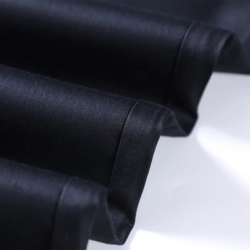 GolfThing Elasticated Golf Trousers Slim Fit Black