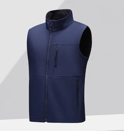 GolfThing Soft Shell Waterproof Links Gilet - Green