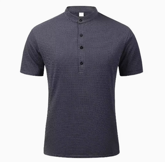 GolfThing Active Stand Up Collar Polo - Mesh