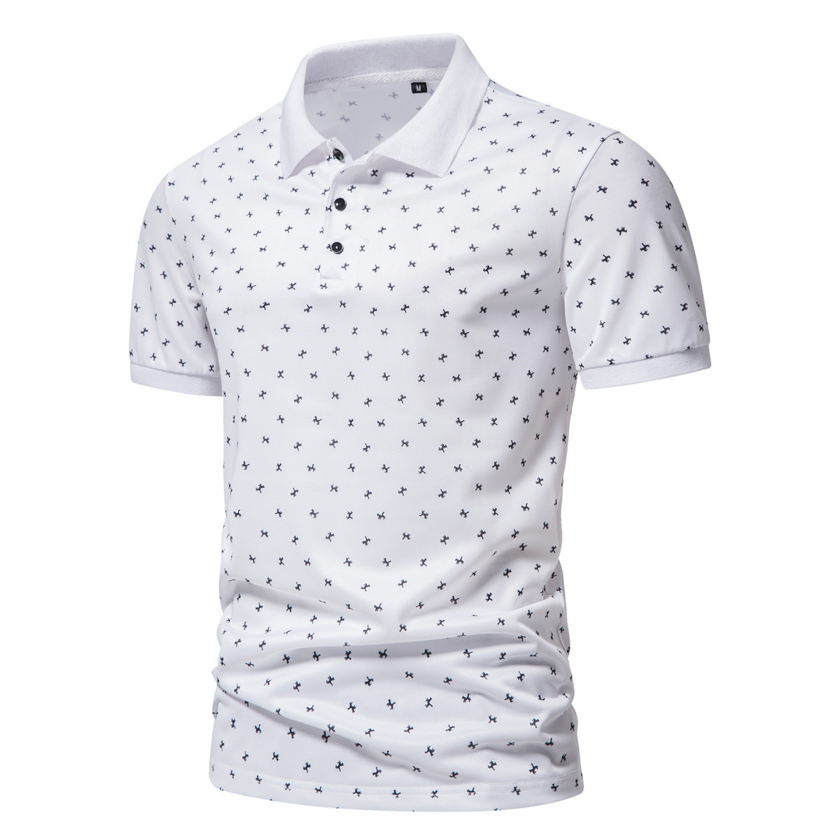 GolfThing Men's Golf Polo Shirt - Patterned Comfortable & Versatile