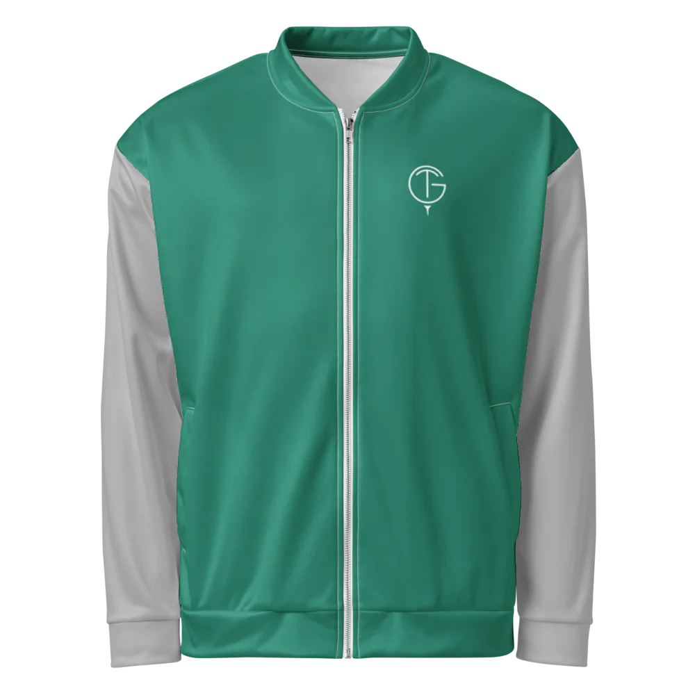 GolfThing Signature Golf Jacket - Green/Grey